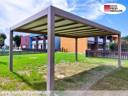 Pavillon 5x3 Überdachung Pagodenzelt Festzelt Pvc Terrassendach Pergola Terrasse
