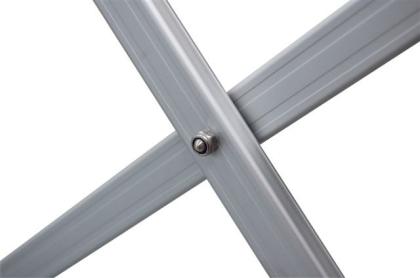 Faltzelt Aluminium ALU LUX 6 0 x 4 0 Meter