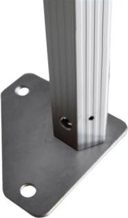 Faltzelt Aluminium ALU LUX 6 0 x 4 0 Meter