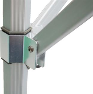 Faltzelt Aluminium ALU LUX 6 0 x 4 0 Meter