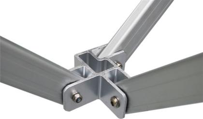 Faltzelt Aluminium ALU LUX 6 0 x 4 0 Meter