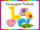 Moderne Holzspardose in Tierfiguren Geschenkideen Hase Giraffe Schwein Elefan