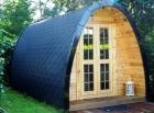 Camping Pod Glamping L400 B240cm 2 Räume 45mm Kiefer wohnstatt