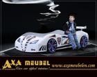 Polizei Autobett Rennwagenbett Police kinderzimmer AXA Möbel