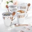 Angebote 15 Becher mit Löffel Eule 4-tlg.