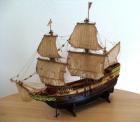 Altes Segelschiffsmodell Mayflower