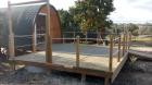 Camping POD Glamping L590 B300cm 2 Räume Kiefer wohnstatt