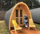 Camping POD Glamping isoliert L660 B325cm 2 Räume wohnstatt